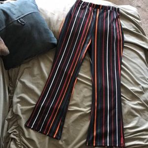 Striped Flare Pants